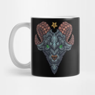 Goat Old School Tattoo Mug